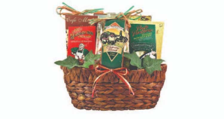 Best anniversary gifts for parents - Italian dinner basket
