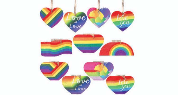 Pride party decorations: Ornaments