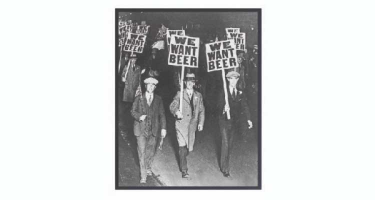 gifts for beer drinkers - Prohibition We Want Beer vintage photo