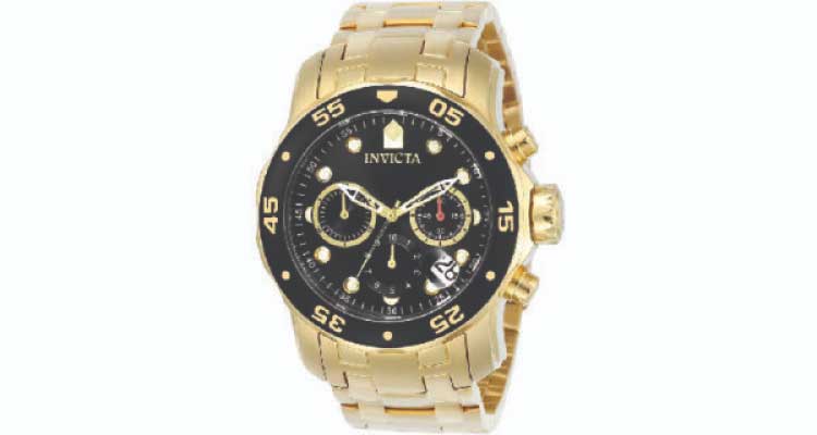 Meaningful father of the bride gift ideas - men's gold plated watch