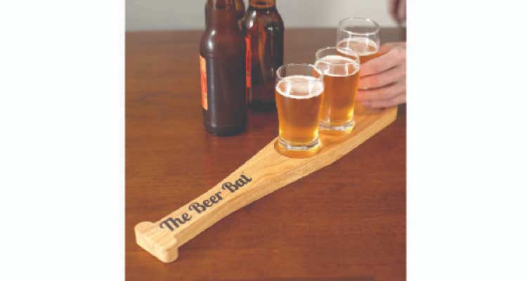 gifts for beer drinkers - The beer bat baseball beer flight set