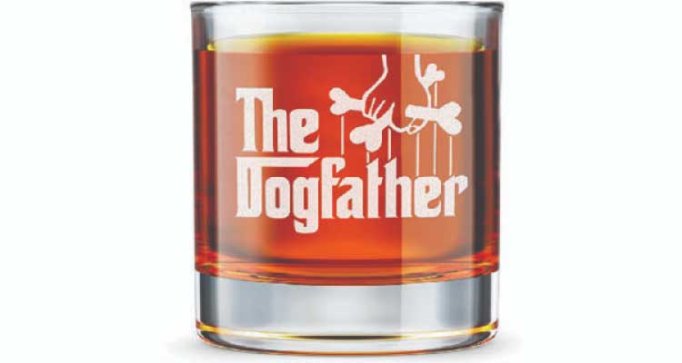 best gift for dog owners - whiskey glass