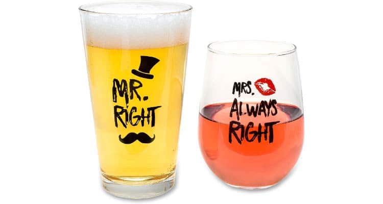 Funny anniversary beer glass combos dating anniversary gifts