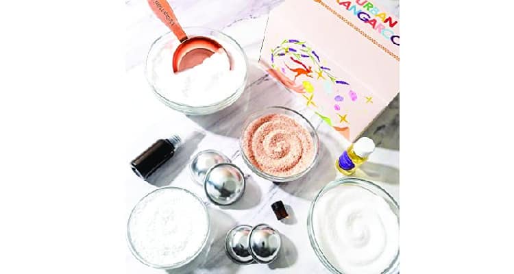 Handmade bubble bathbomb DIY kit