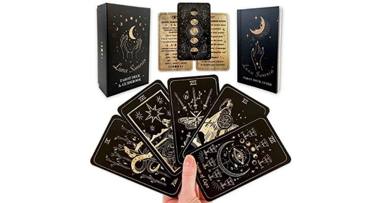 scorpio birthday gifts - Tarot deck with guidebook and box