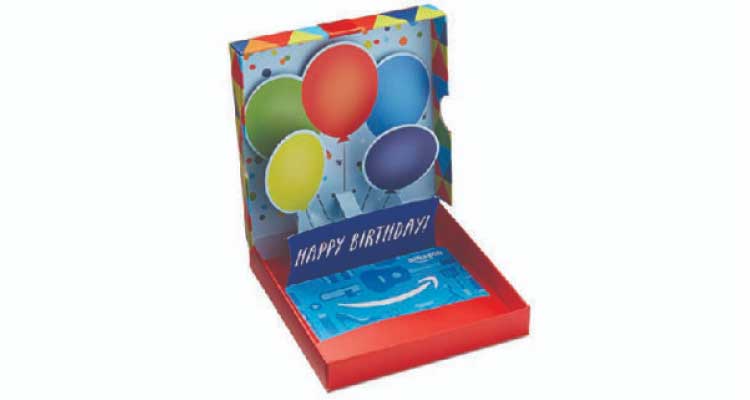 Birthday presents for mom: Amazon gift card