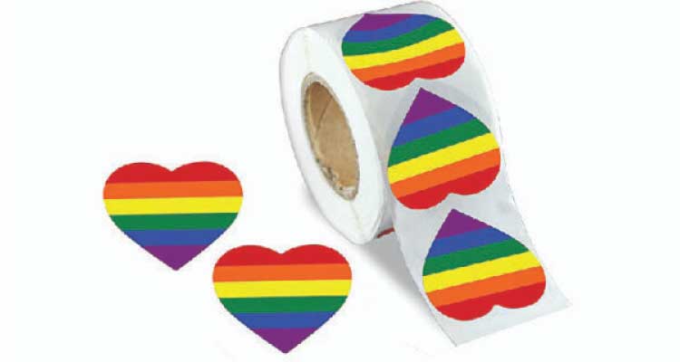 Pride decor: Stickers