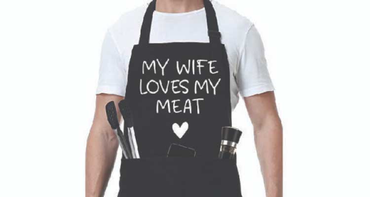 Creative gift ideas for husband birthday: Apron