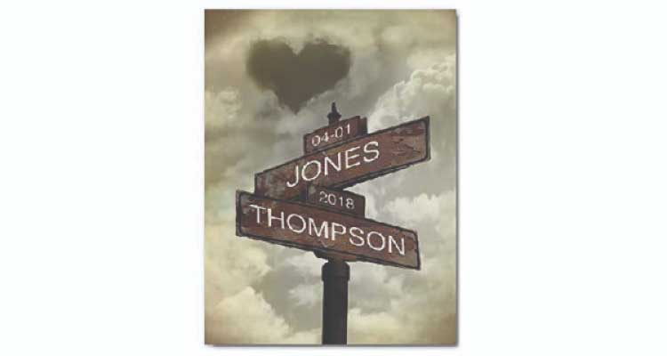 engagement gifts for gay couples - personalized sign