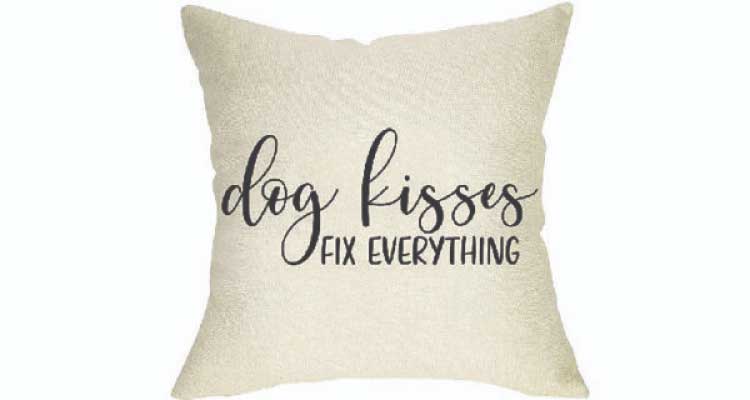 unique gifts for dog lovers - throw pillow