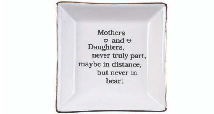 Birthday gift ideas for mom from daughter: Tray