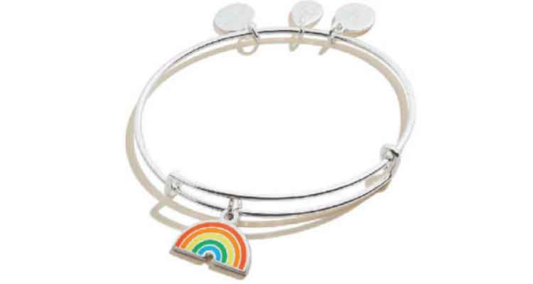 pride bracelets - rainbow charm bracelet