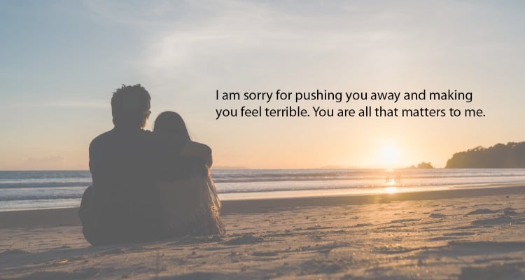 apologize to someone you hurt