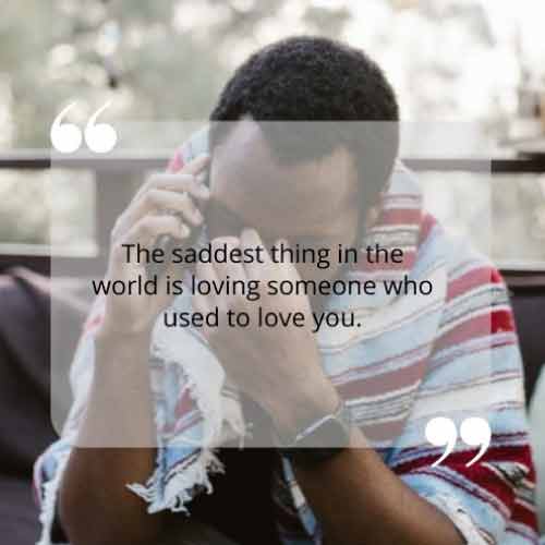 The saddest thing in the world