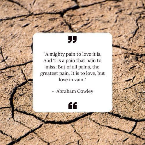A mighty pain to love
