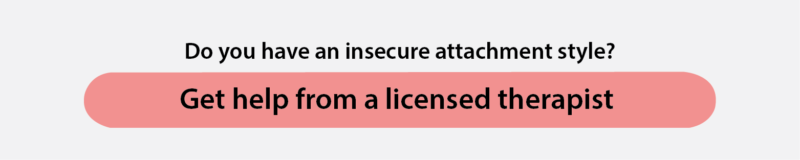 Counseling on insecure attachment style on bonobology.com