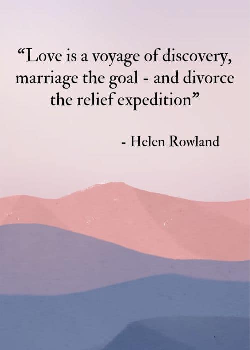 Love is a voyage of discovery