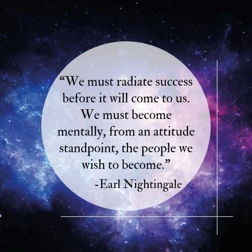 t radiate success before it will come to us
