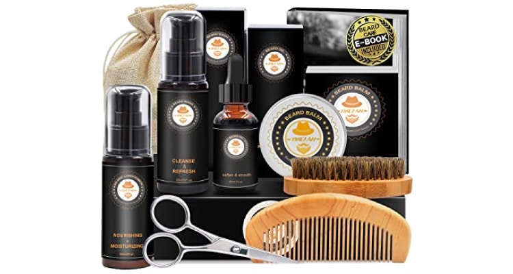 thoughtful gifts for him beard grooming kit