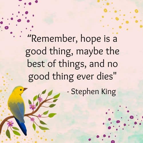 Good thing about hope