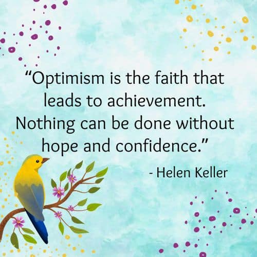 Optimism for achievement