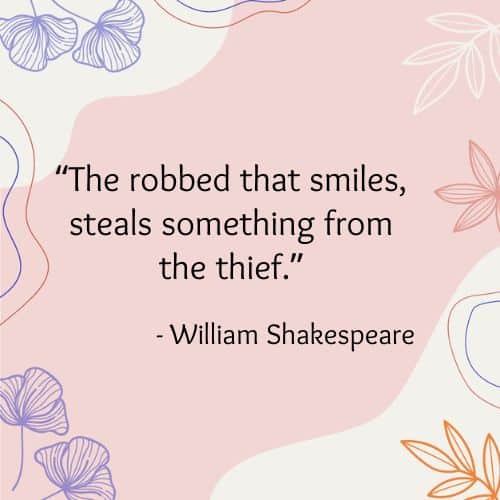 Robbed that smile