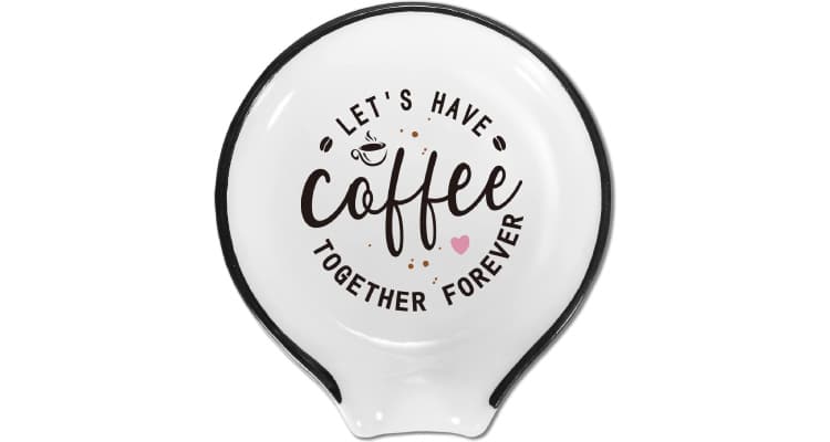 coffee lover gifts for her coffee teaspoon dish