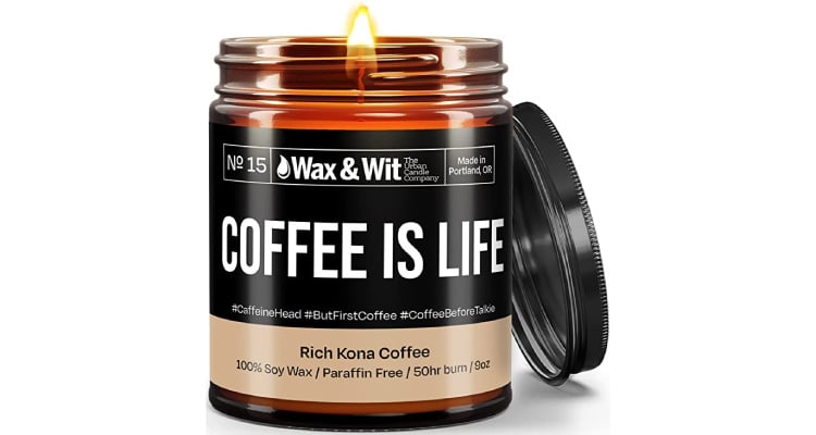 gifts for espresso lovers scented candle