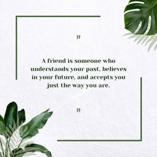 A friend is someone who