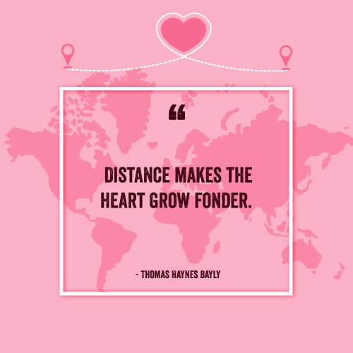 Distance makes the