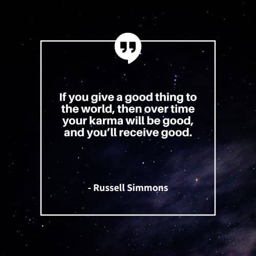 If you give a good thing
