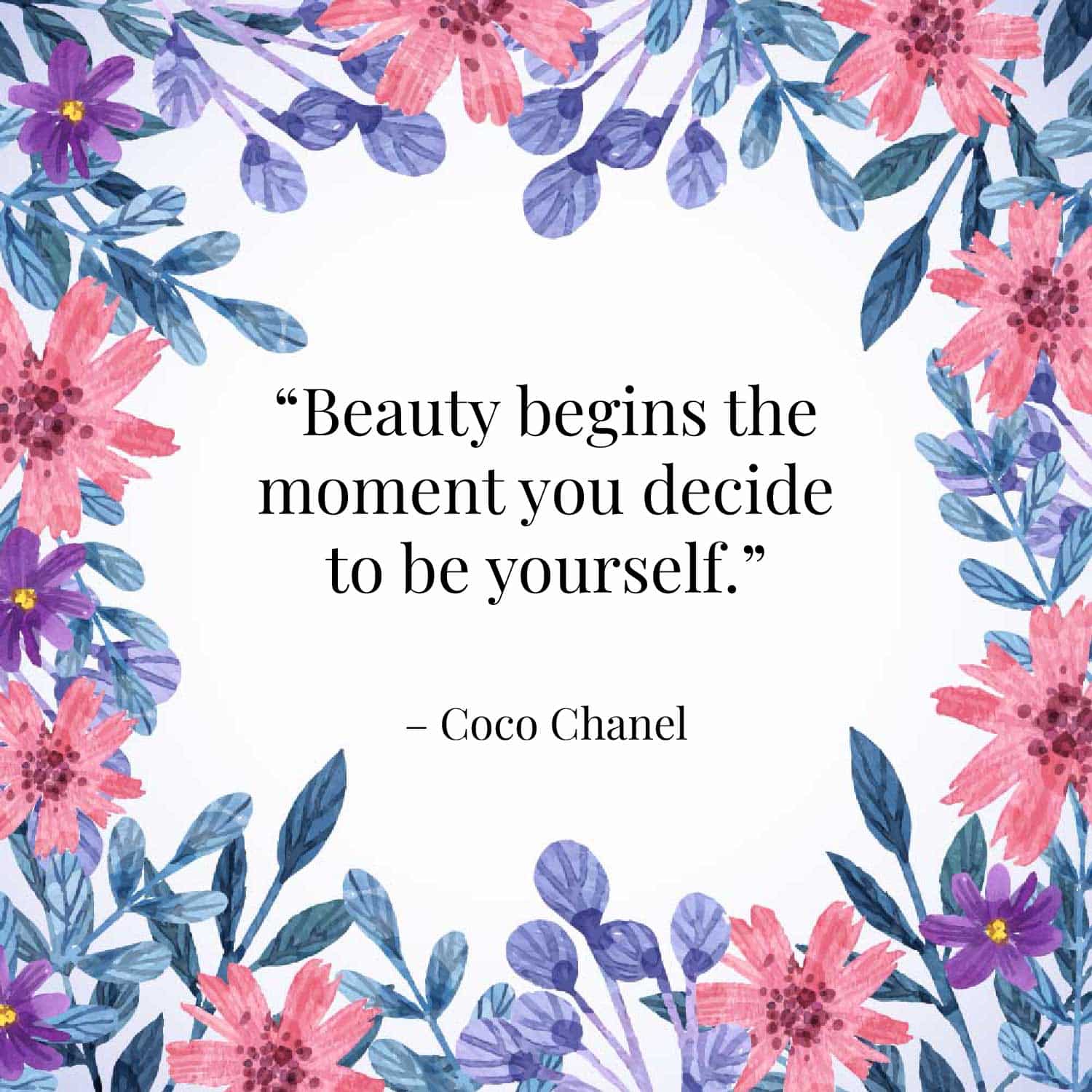 Beauty begins the moment