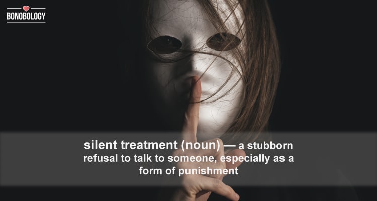 narcissist silent treatment