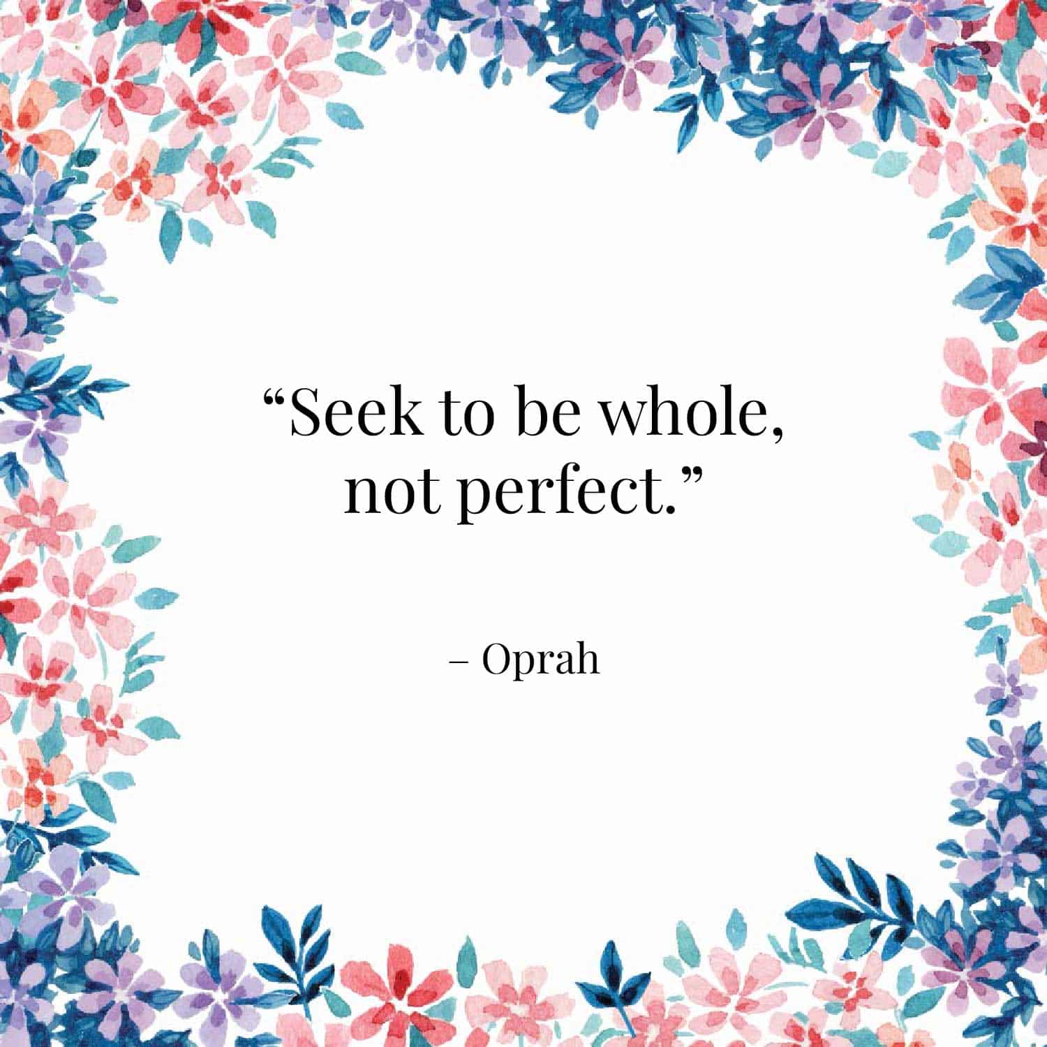 Seek to be whole