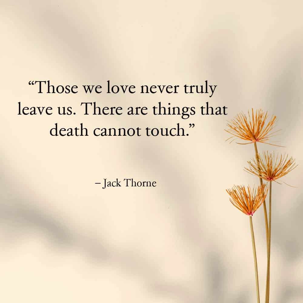 love never truly leave us