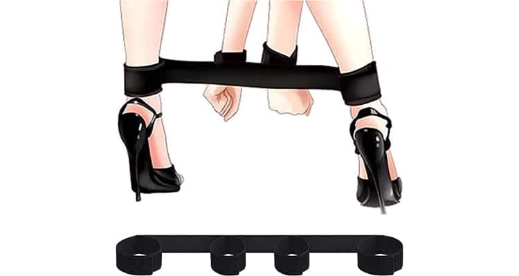Bed Tied Restraints Sex for Adult Couple Bed Restraints Sex Adult Bondaged Adjustable Hand and Ankle