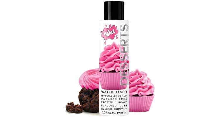 Wet Desserts Frosted Cupcake Flavored Tasty Lube