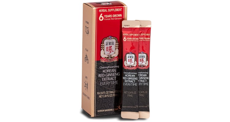 Korean Red Ginseng Extract Liquid Sticks