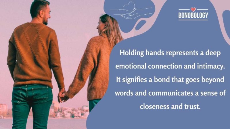 What holding hands means to a guy