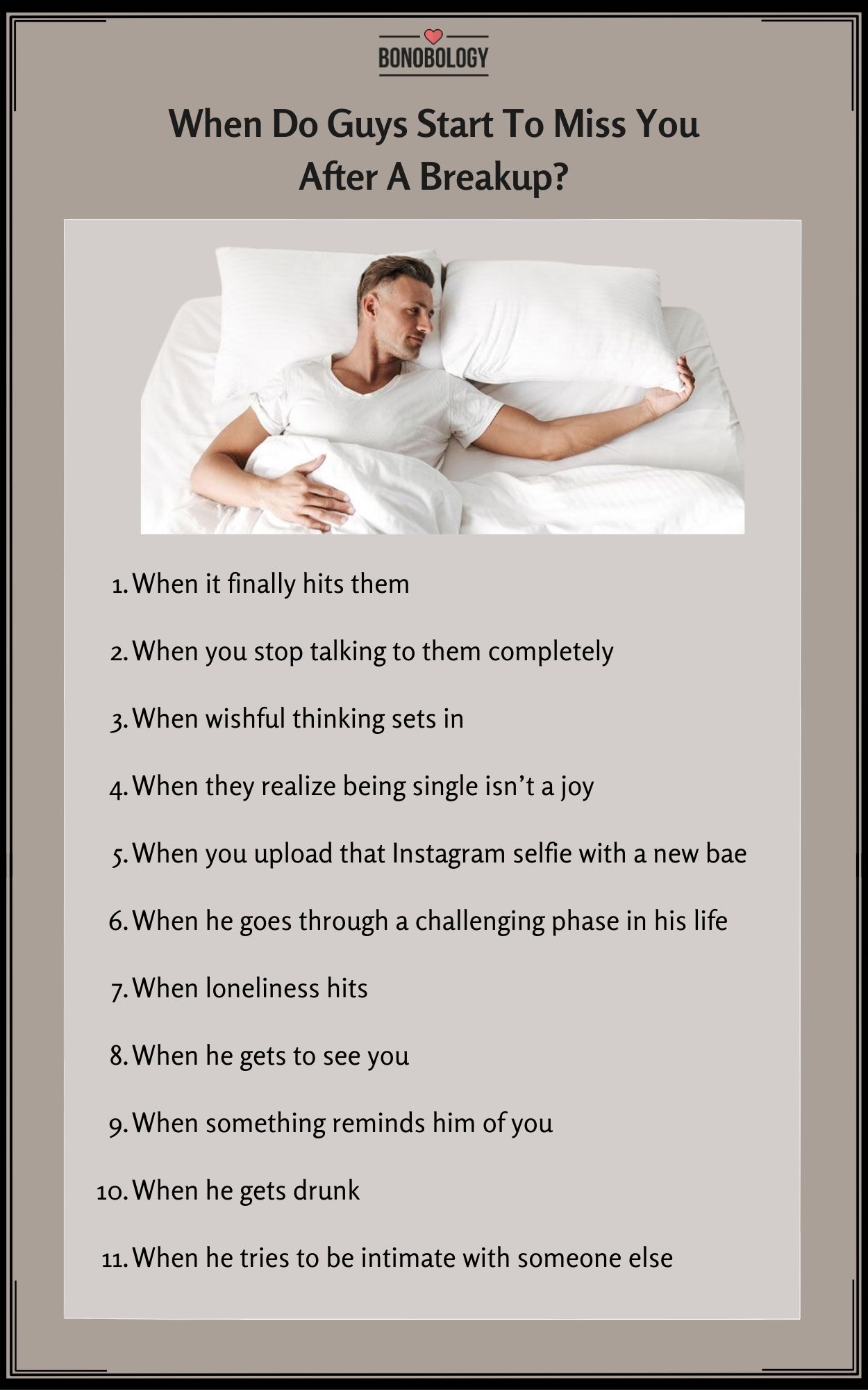 When Do Guys Start To Miss You After A Breakup