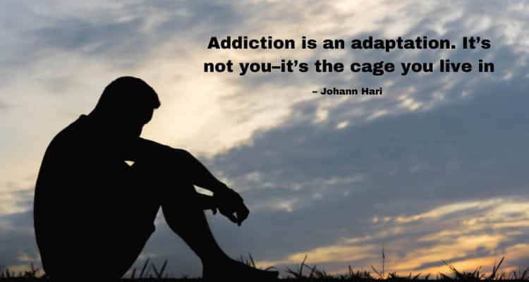 Addiction is an adaptation. It’s not you it’s the cage you live in