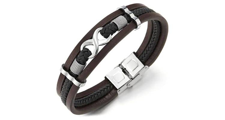 Infinity bracelet for men