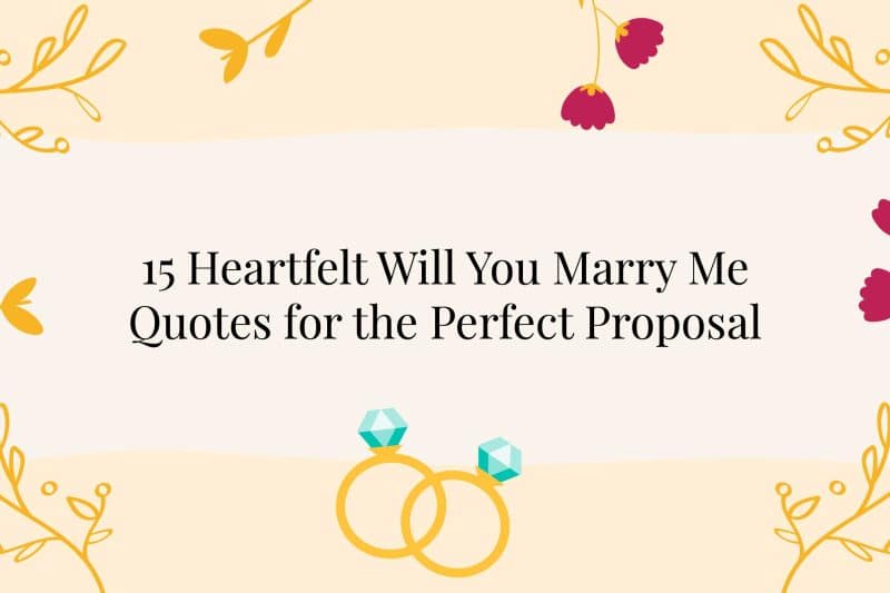 Will you marry me quotes