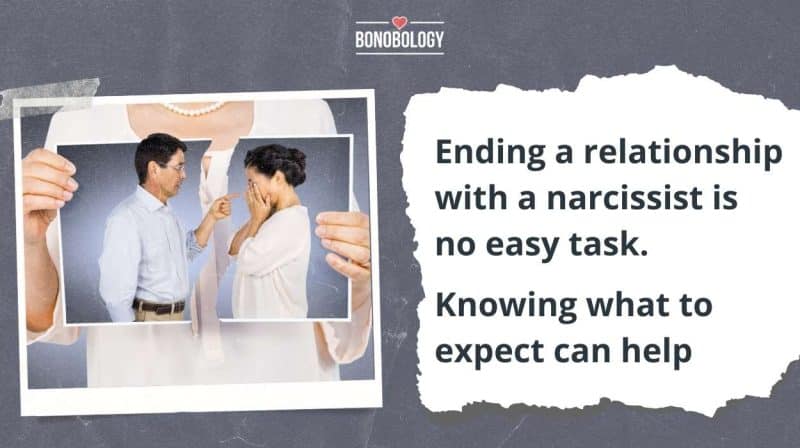 what a narcissist does at the end of a relationship