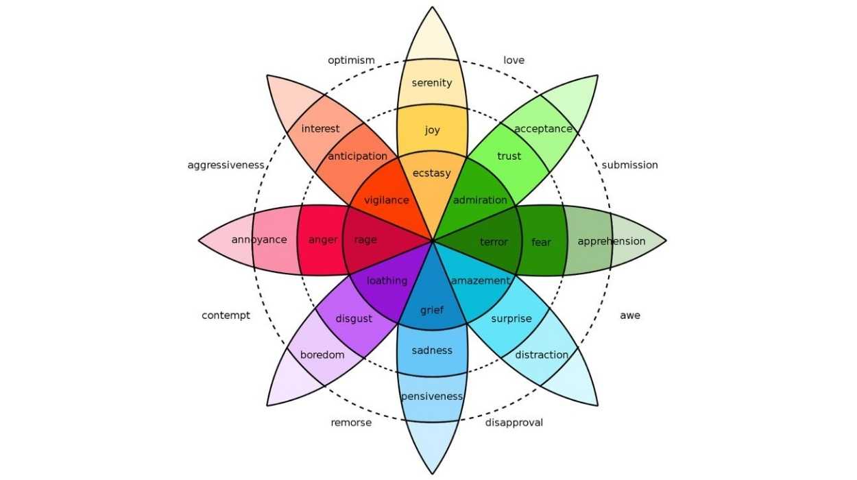 plutchik's wheel of emotions