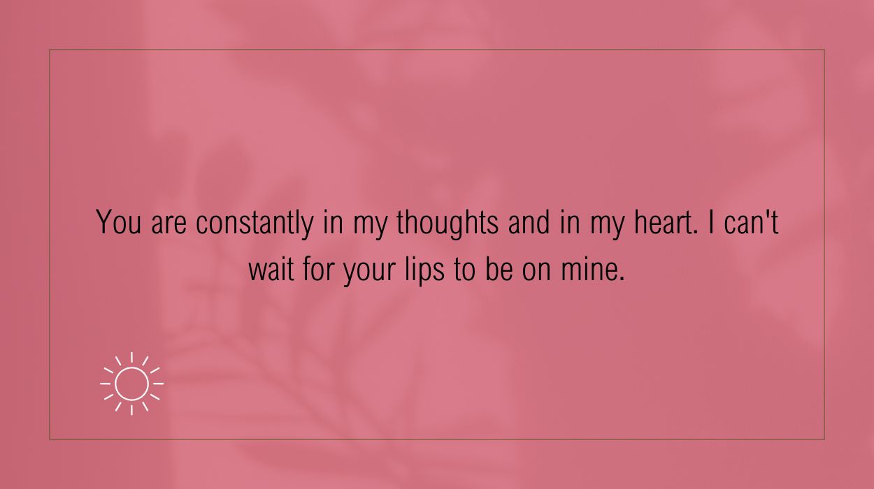 Sweet Romantic Texts For Him