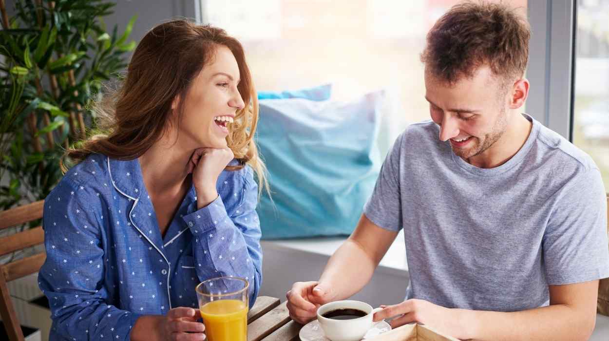 romantic conversation with your girlfriend
