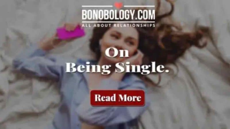 on being single 