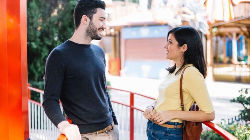 Use your body language to attract him