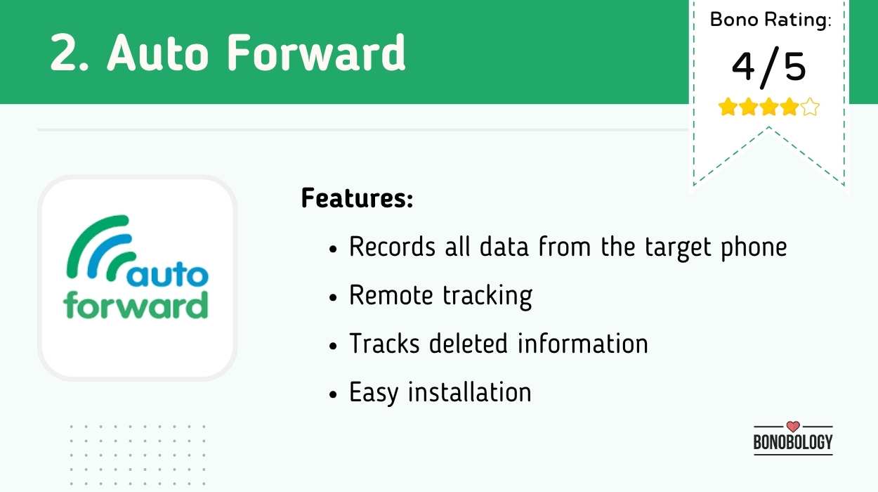 Spy apps: Auto Forward App